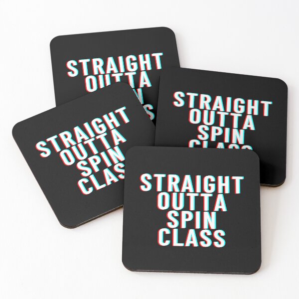 Item preview, Straight outta spin class designed and sold by marianna cotaru.