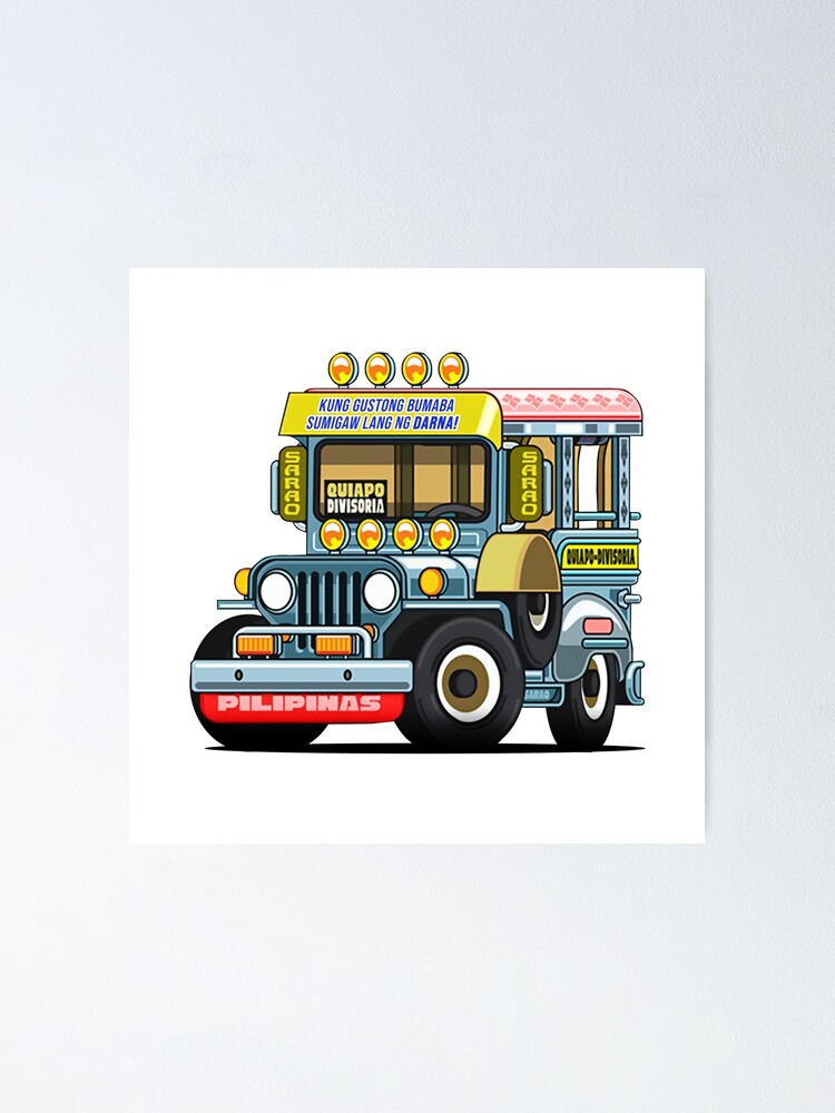 "Philippines Jeepney Darna!" Poster for Sale by flyanddope Redbubble