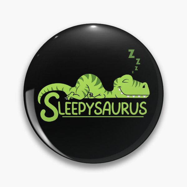 Item preview, Sleepysaurus | The Hating Game | Dinosaur Sleeping Late designed and sold by wrinkledhippie.