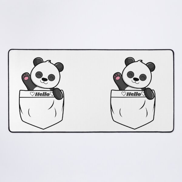 Item preview, Cute panda popping out of the pocket designed and sold by Rubi16.