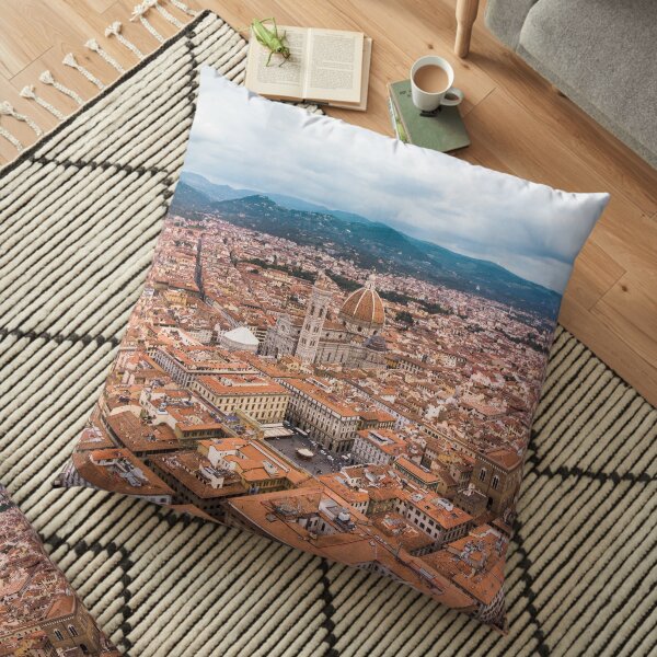 Historic Centre of Florence - Italy Floor Pillow