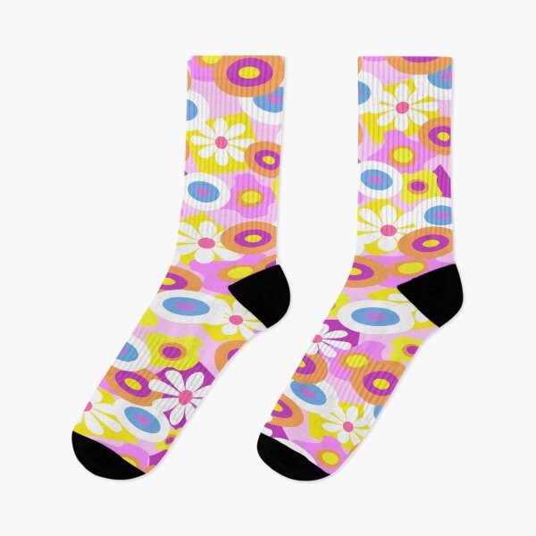 Item preview, Pretty Retro Fashion Flower Power Multi Color designed and sold by MyJojoBean.
