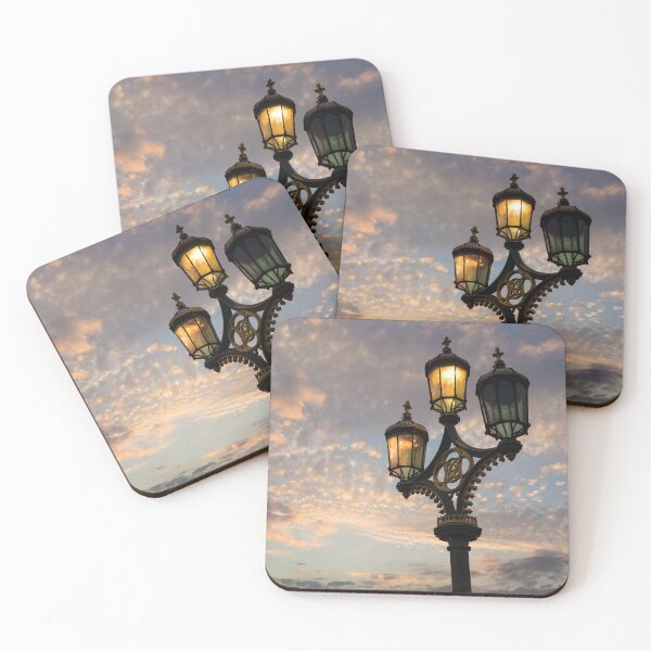 Item preview, One Light Out - Westminster Bridge Streetlights, River Thames in London, UK designed and sold by Georgia Mizuleva.