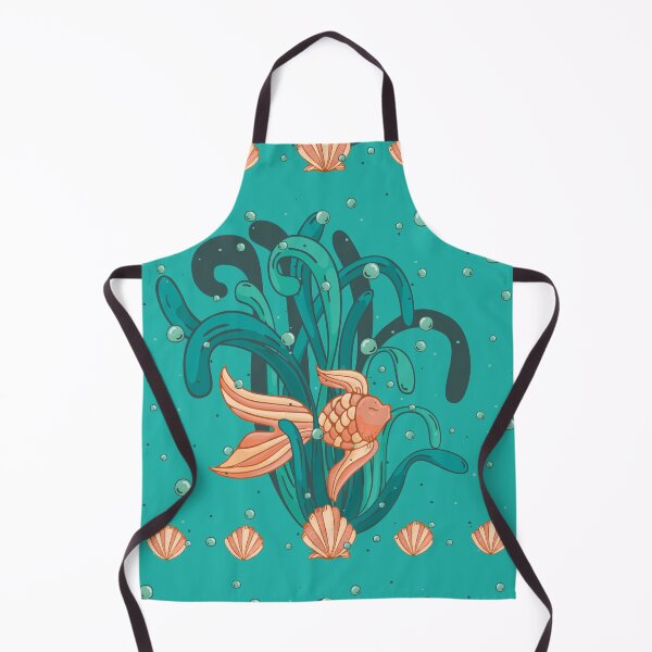 Item preview, Cute cartoon Angel Fish hiding in algae designed and sold by FlamesandFrost.