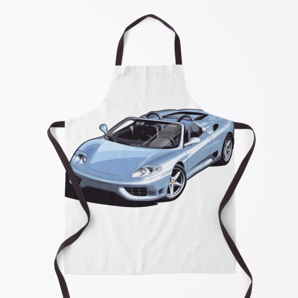 Item preview, Artwork Ferrari 360 Spider BLUE (Italian Sports car) 2000 illustration designed and sold by SketchNinja.