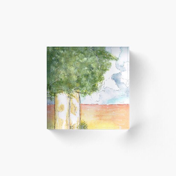 Aperçu de l'œuvre Gumtrees de l'Outback créée et vendue par Suse Hocking.