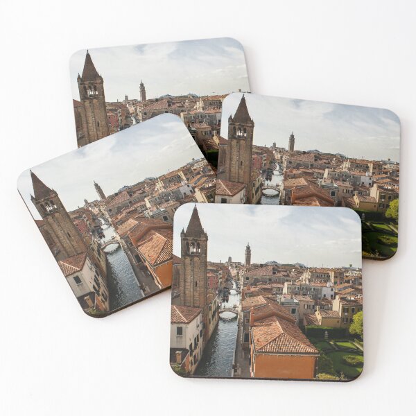 Item preview, Red Roofs of Europe - Venetian Canals, Palaces, Gardens and Courtyards designed and sold by Georgia Mizuleva.