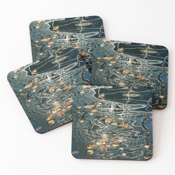 Item preview, Mesmerizing Autumn - Silky Swirls and Fallen Leaves Take Two designed and sold by Georgia Mizuleva.