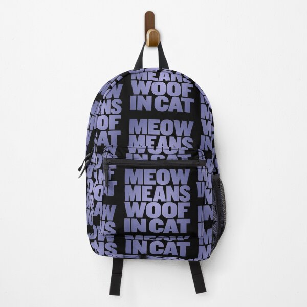 Item preview, Meow means woof in cat v.3 designed and sold by x1brett.