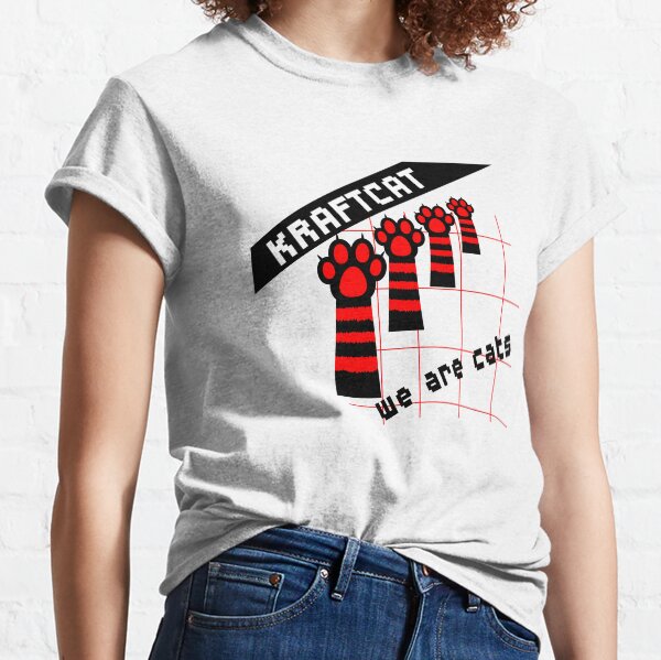 Krafcats chat mignon kraft teamwerk T-shirt classique