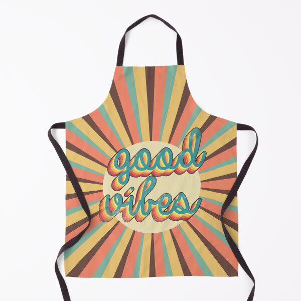 Item preview, Colorful 80s Retro Palette Good Vibes 3D Extruded Text Distressed Script Typography designed and sold by Cawaiico.