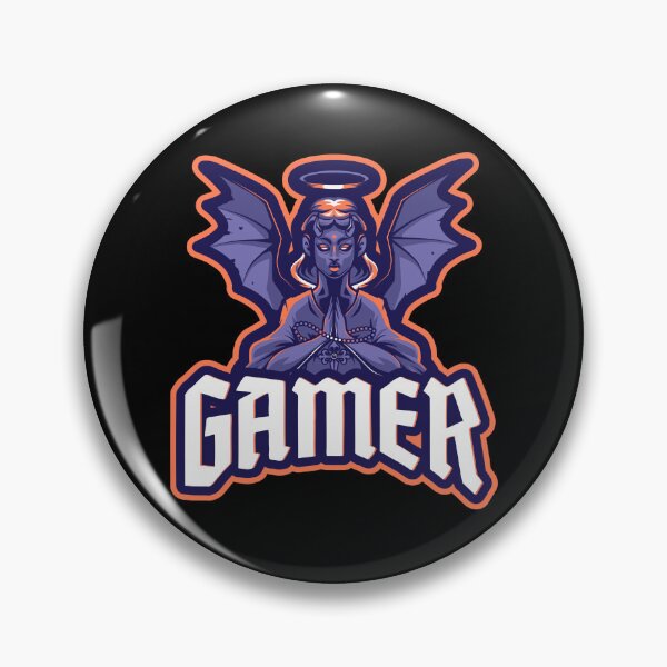 Item preview, Gamer with Wicked Screaming Angel designed and sold by PRIVARSHU.