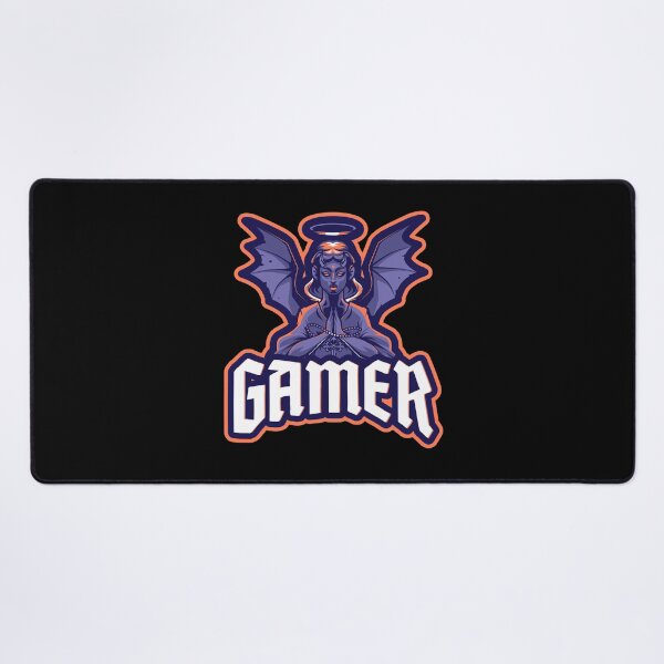 Item preview, Gamer with Wicked Screaming Angel designed and sold by PRIVARSHU.