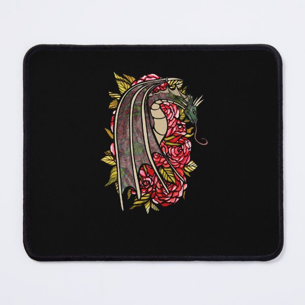 Item preview, Red Roses Dragon Art designed and sold by FrictionMaxxing.