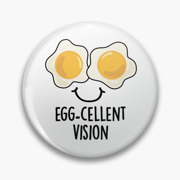 Item preview, Egg-cellent Vision Funny Egg Puns  designed and sold by punnybone.