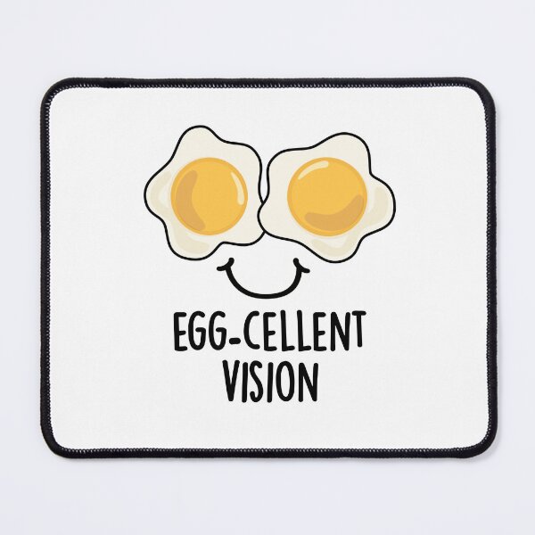 Item preview, Egg-cellent Vision Funny Egg Puns designed and sold by punnybone.