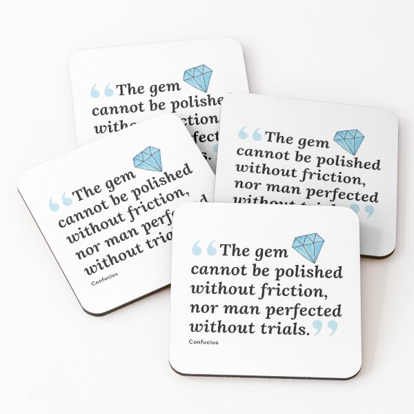 Item preview, Inspirational Quote From Confucius About How Greatness Grows Through Adversity designed and sold by Soaring Eagle.