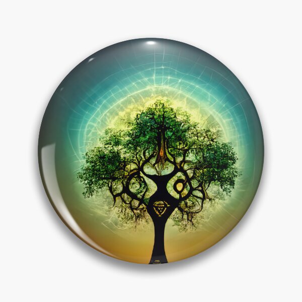 Item preview, Sacred Geometry Tree 3 Tree of Life designed and sold by AstroGenerative.