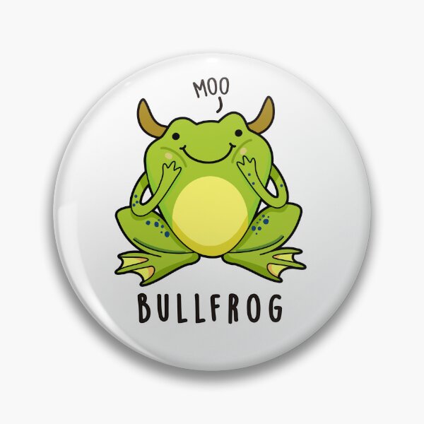 Item preview, Bull Frog Funny Animal Frog Puns  designed and sold by punnybone.