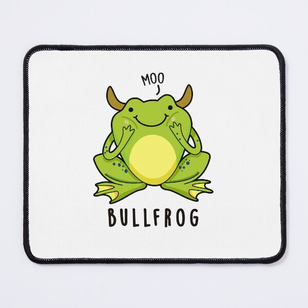Item preview, Bull Frog Funny Animal Frog Puns  designed and sold by punnybone.