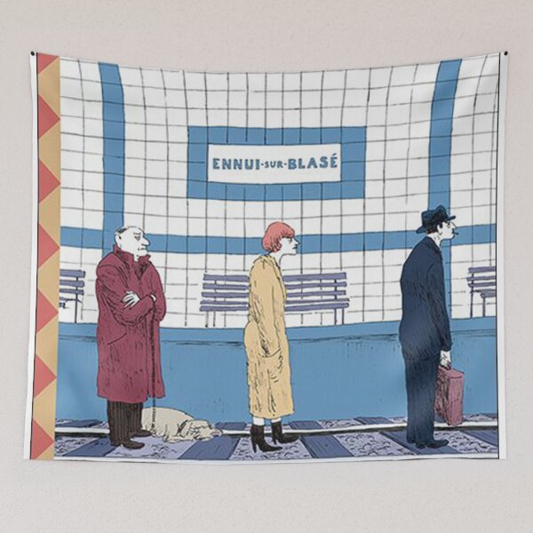 Item preview, Train Station French Dispatch designed and sold by stephaniabell.
