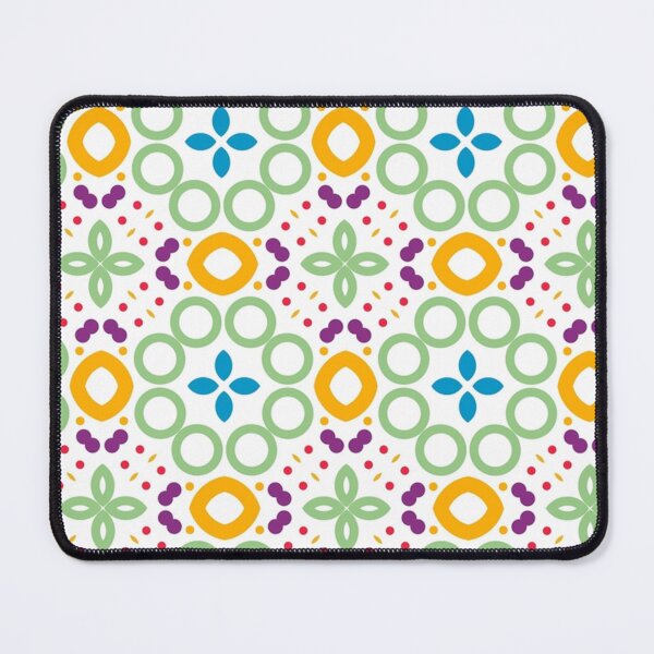 Item preview, rings colorful circle seamless repeat pattern Graphic designed and sold by SamDanson66.
