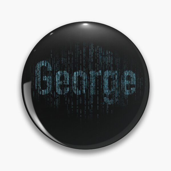 Item preview, George name in Matrix designed and sold by ViktorsDrawings.