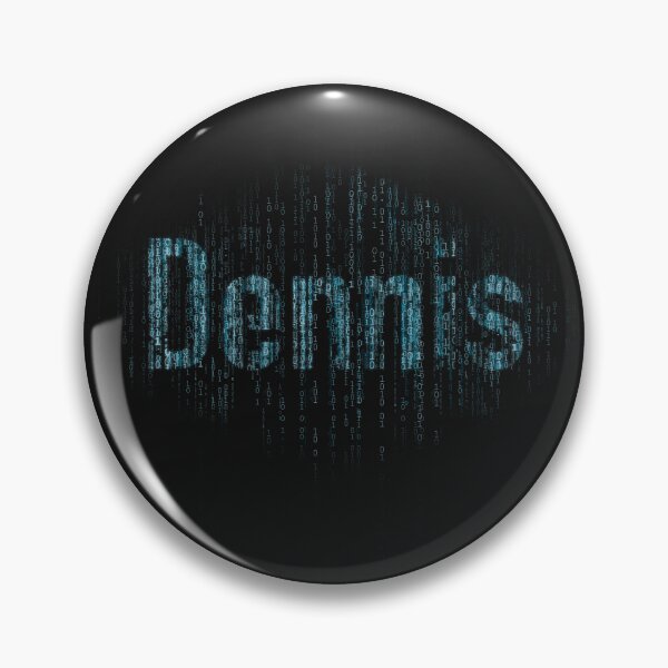 Item preview, Dennis name in Matrix designed and sold by ViktorsDrawings.