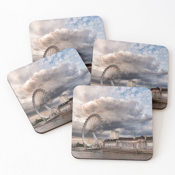 Item preview, Impressions of London - London Eye Dramatic Skies designed and sold by Georgia Mizuleva.