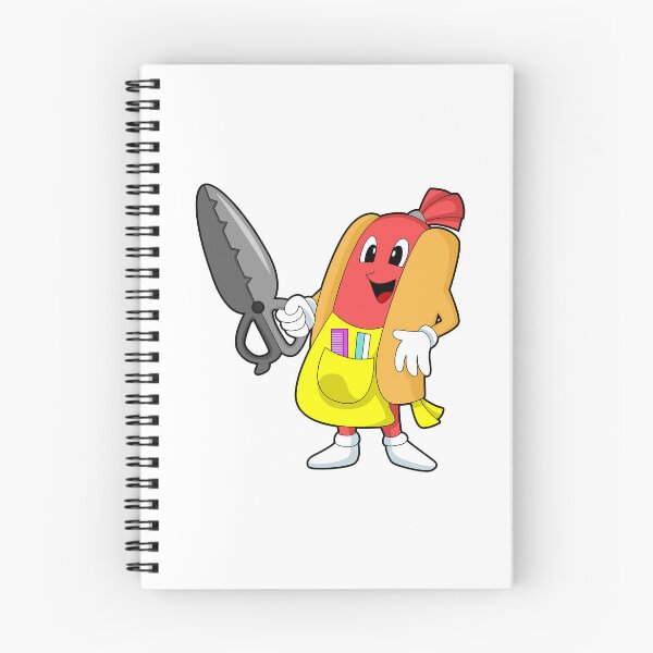 Item preview, Hotdog as Hairdresser with Scissors designed and sold by Snabdesign84.