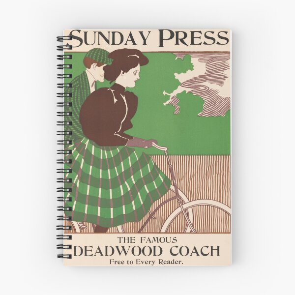 Item preview, PHILADELPHIA SUNDAY PRESS The Famous Deadwood Coach 1896 American Magazine Cover designed and sold by retroposters.