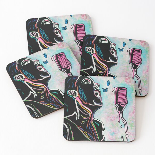 Item preview, Melodic Embellishments mixed media art singer designed and sold by KP Reynolds Art.