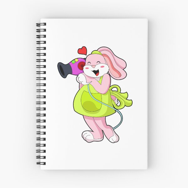 Item preview, Rabbit as Hairdresser with Hairdryer designed and sold by Snabdesign84.