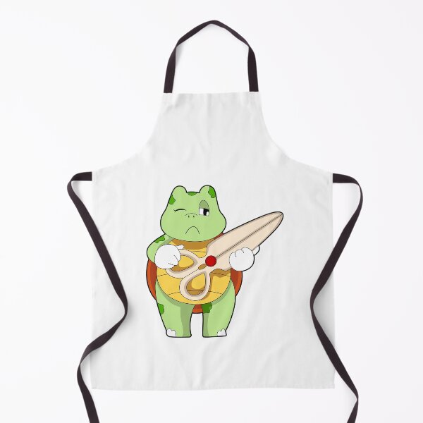 Item preview, Turtle as Hairdresser with Scissors designed and sold by Snabdesign84.