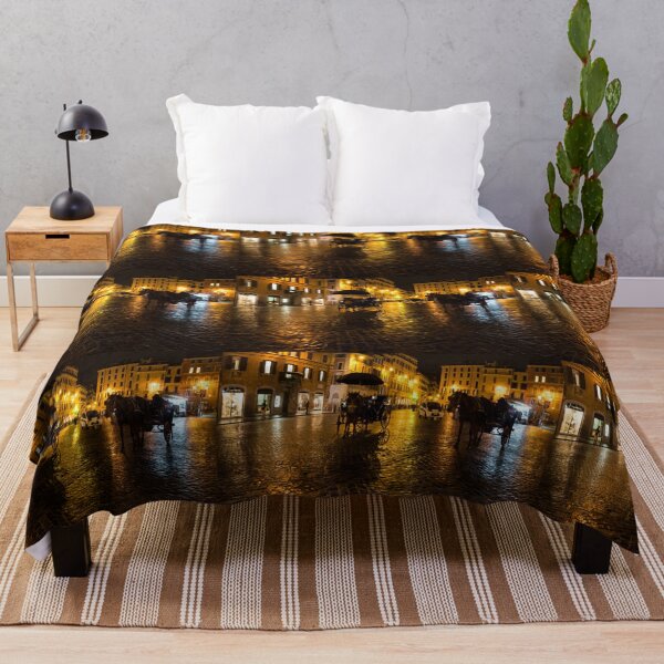 Item preview, Golden Glow - Night on the Spanish Steps Piazza in Rome, Italy designed and sold by Georgia Mizuleva.