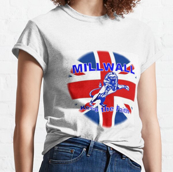 Millwall Keep The Faith. Union Jack,Union Flag, British Flag Classic T-Shirt