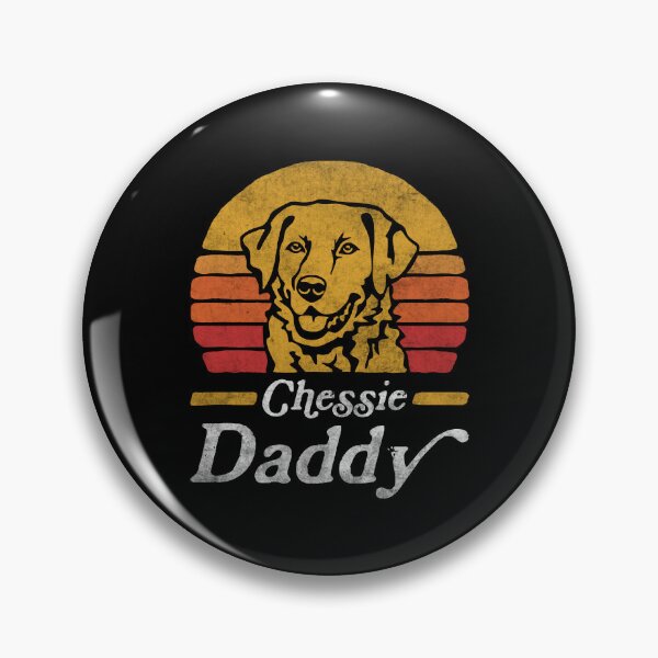 Item preview, Retro Vintage Chesapeake Bay Retriever Daddy designed and sold by More Cute Dogs.