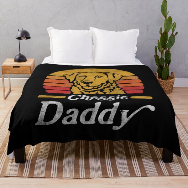 Item preview, Retro Vintage Chesapeake Bay Retriever Daddy designed and sold by More Cute Dogs.