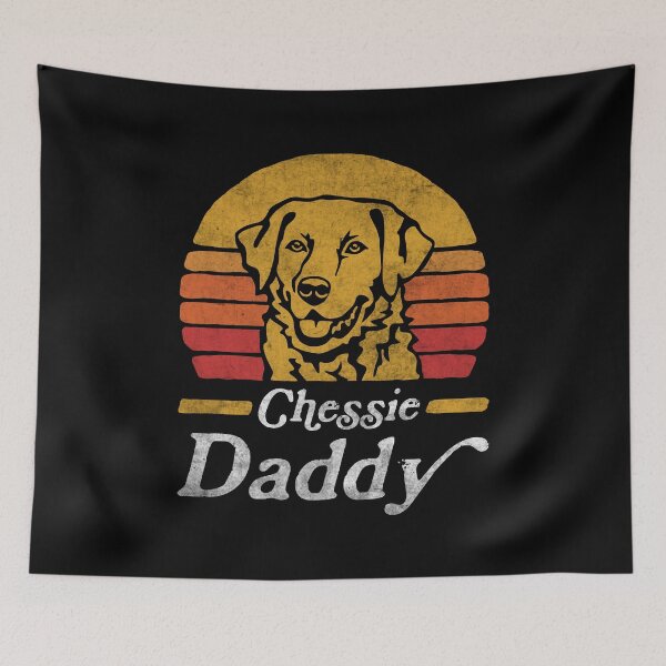Item preview, Retro Vintage Chesapeake Bay Retriever Daddy designed and sold by More Cute Dogs.