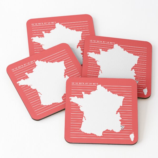 Item preview, Nice City Map designed and sold by Visitify.