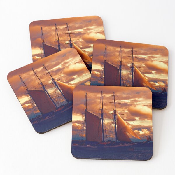 Item preview, Tallship - Moody Blues and Powerful Oranges designed and sold by Georgia Mizuleva.