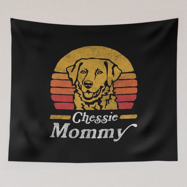 Item preview, Retro Vintage Chesapeake Bay Retriever Mommy designed and sold by More Cute Dogs.
