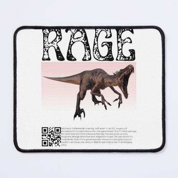 Item preview, Velociraptor T-shirt dinosaur graphic design with definition designed and sold by JamesScottArt.
