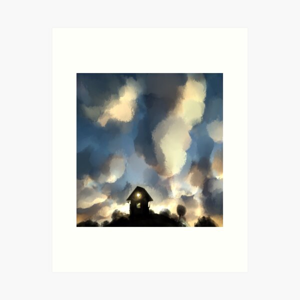 Item preview, Evening sky designed and sold by DoodlebrinksArt.