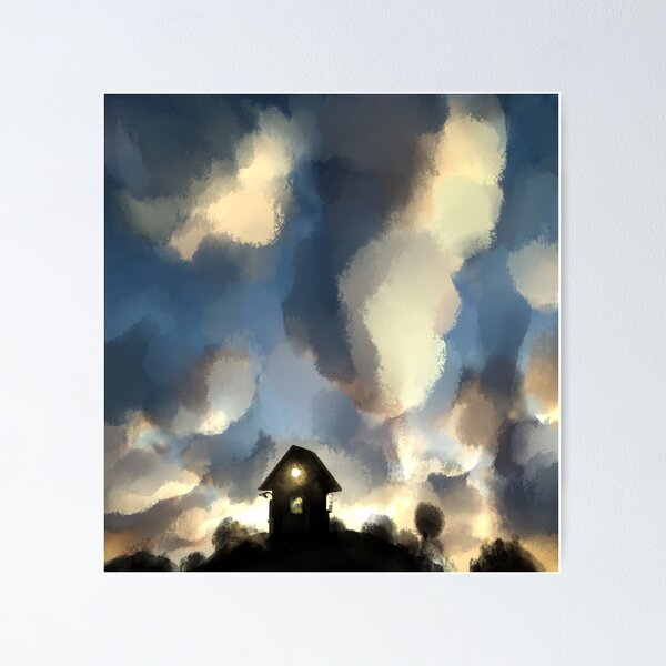 Item preview, Evening sky designed and sold by DoodlebrinksArt.