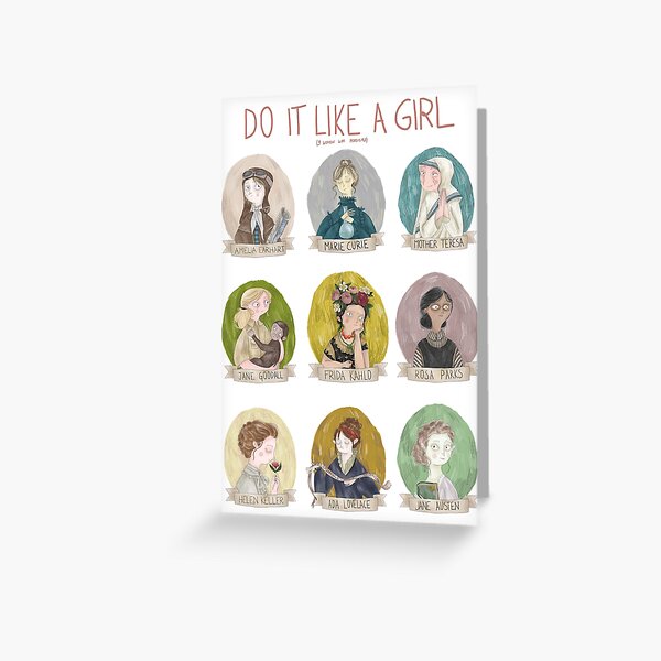 Item preview, Do it like a girl - Strong women in history designed and sold by Dominika Farkašová.