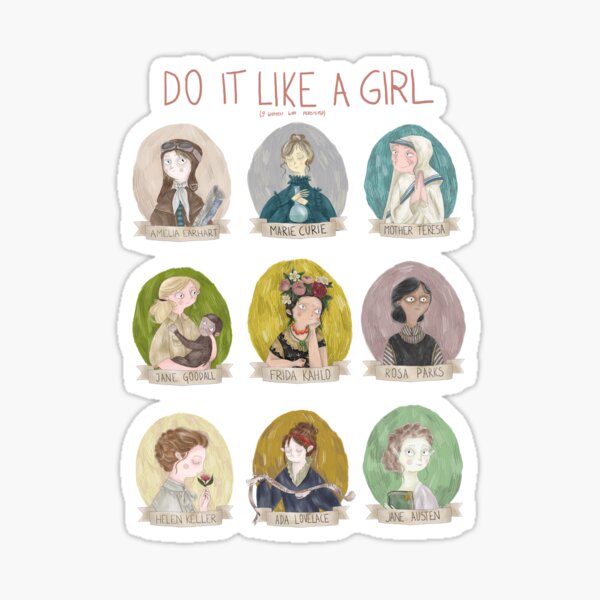 Item preview, Do it like a girl - Strong women in history designed and sold by Dominika Farkašová.