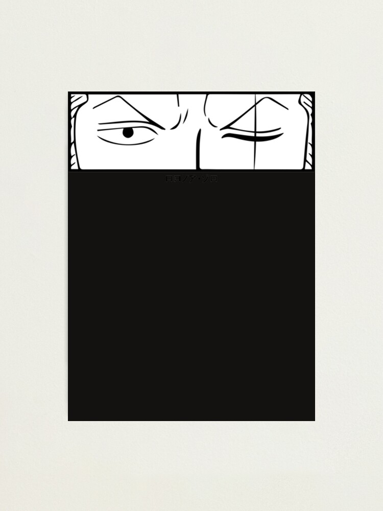 One Piece Zoro Eyes Manga Photographic Print For Sale By Dielzomora