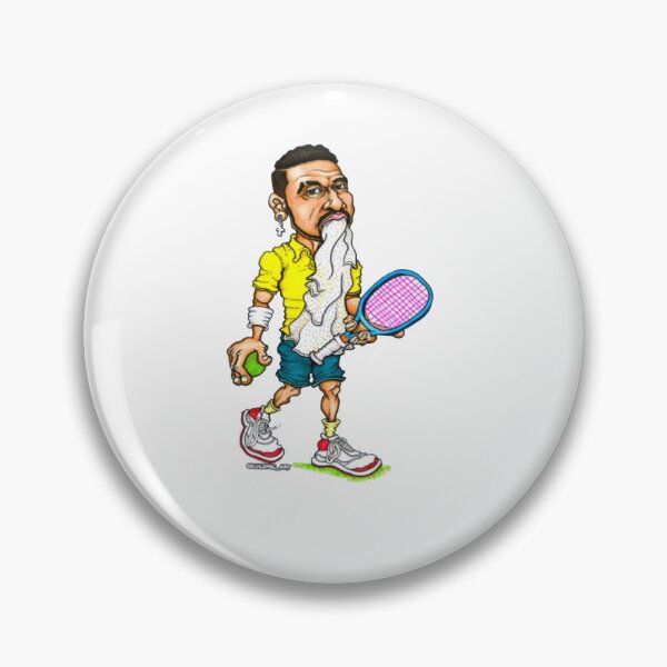 Item preview, Animated Portrait Tennis Nick Kyrgios designed and sold by MichaelDotson1.