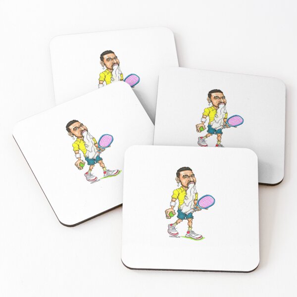 Item preview, Animated Portrait Tennis Nick Kyrgios designed and sold by MichaelDotson1.